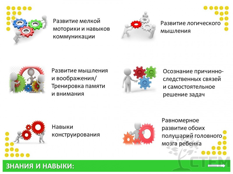 Занимательные шестеренки и 2-х см. соединяющиеся кубики (326 дет.)